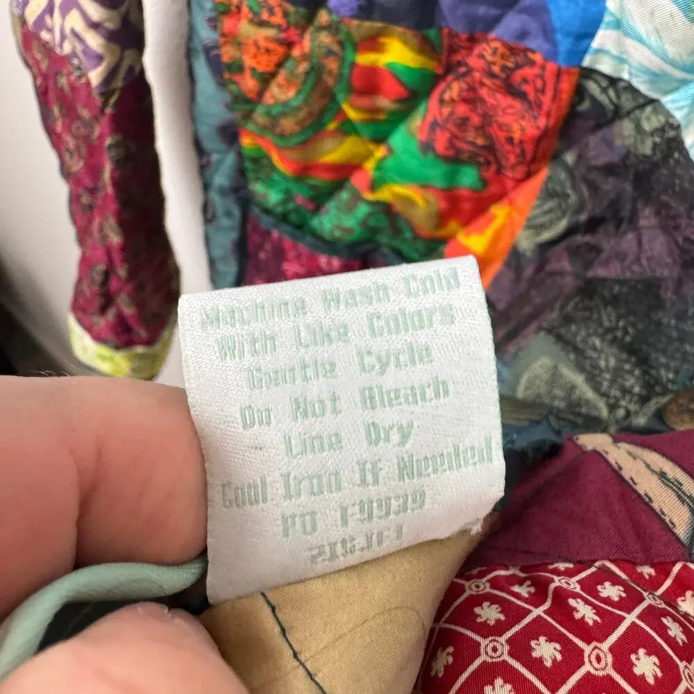 220 Hickory Silk Patchwork Reversible Jacket